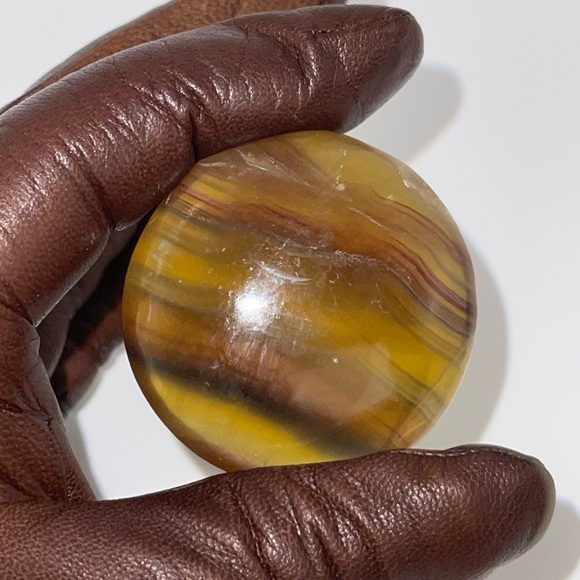 Fluorite Palm Stone 💛HP!💛 - Picture 8 of 14